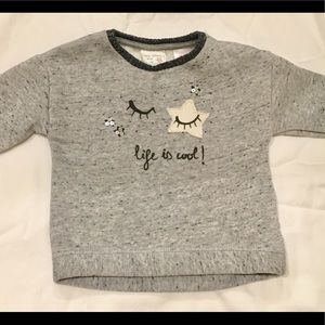 Life is Cool baby Girl Zara Sweatshirt